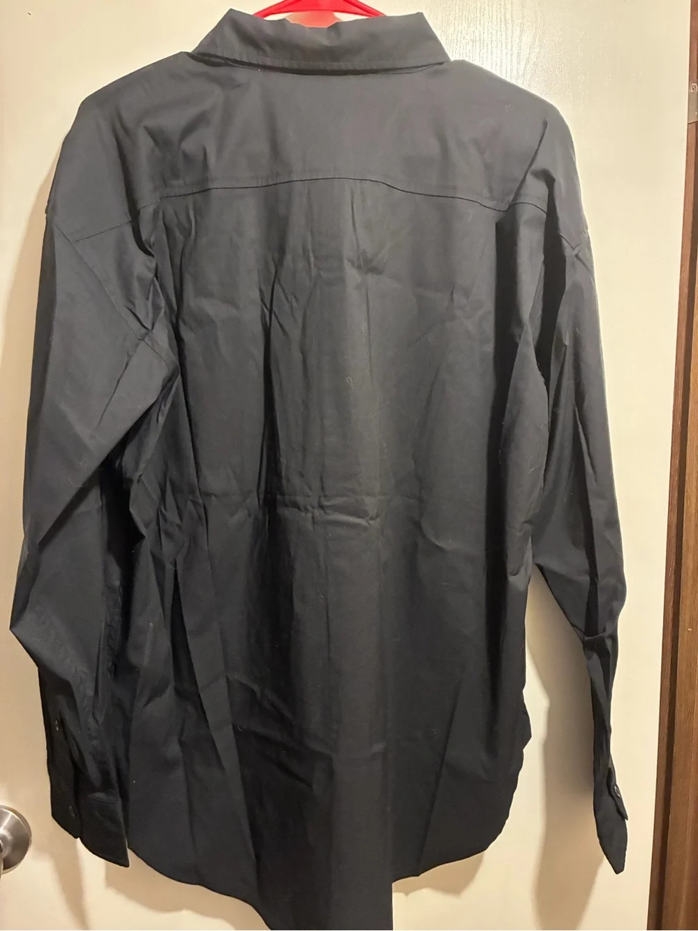 Lauren Ralph Lauren Black Long-Sleeve Button-Up Shirt with Embroidered Crest - Picture 2 of 7